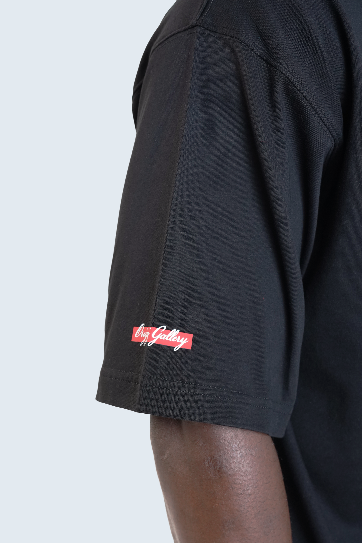 Label Tee Black