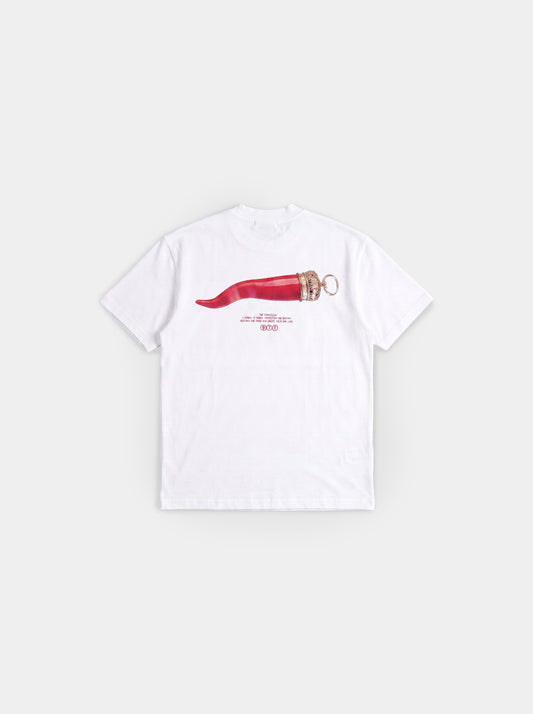 Cornicello Tee White