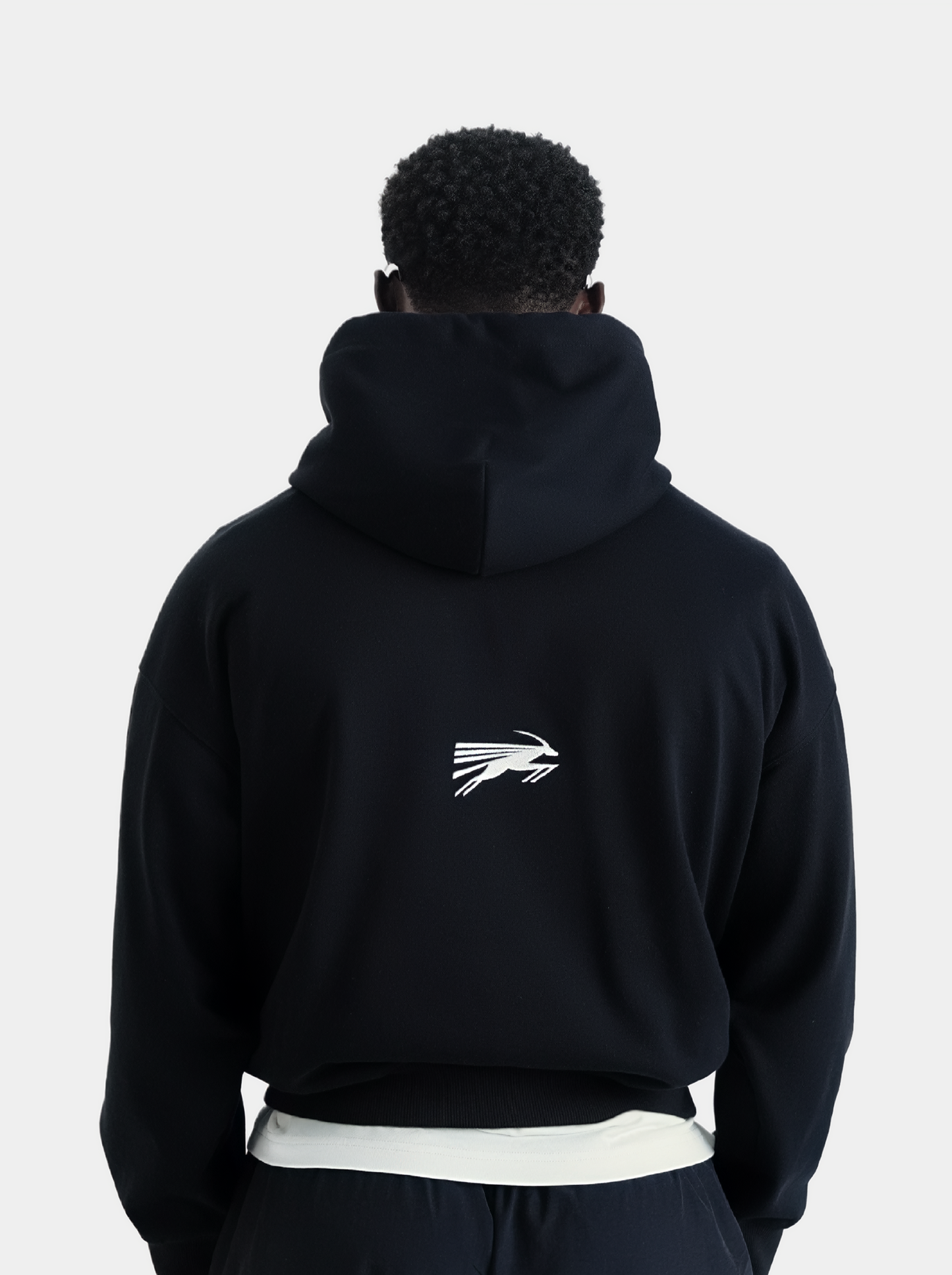 Script Hoodie Black
