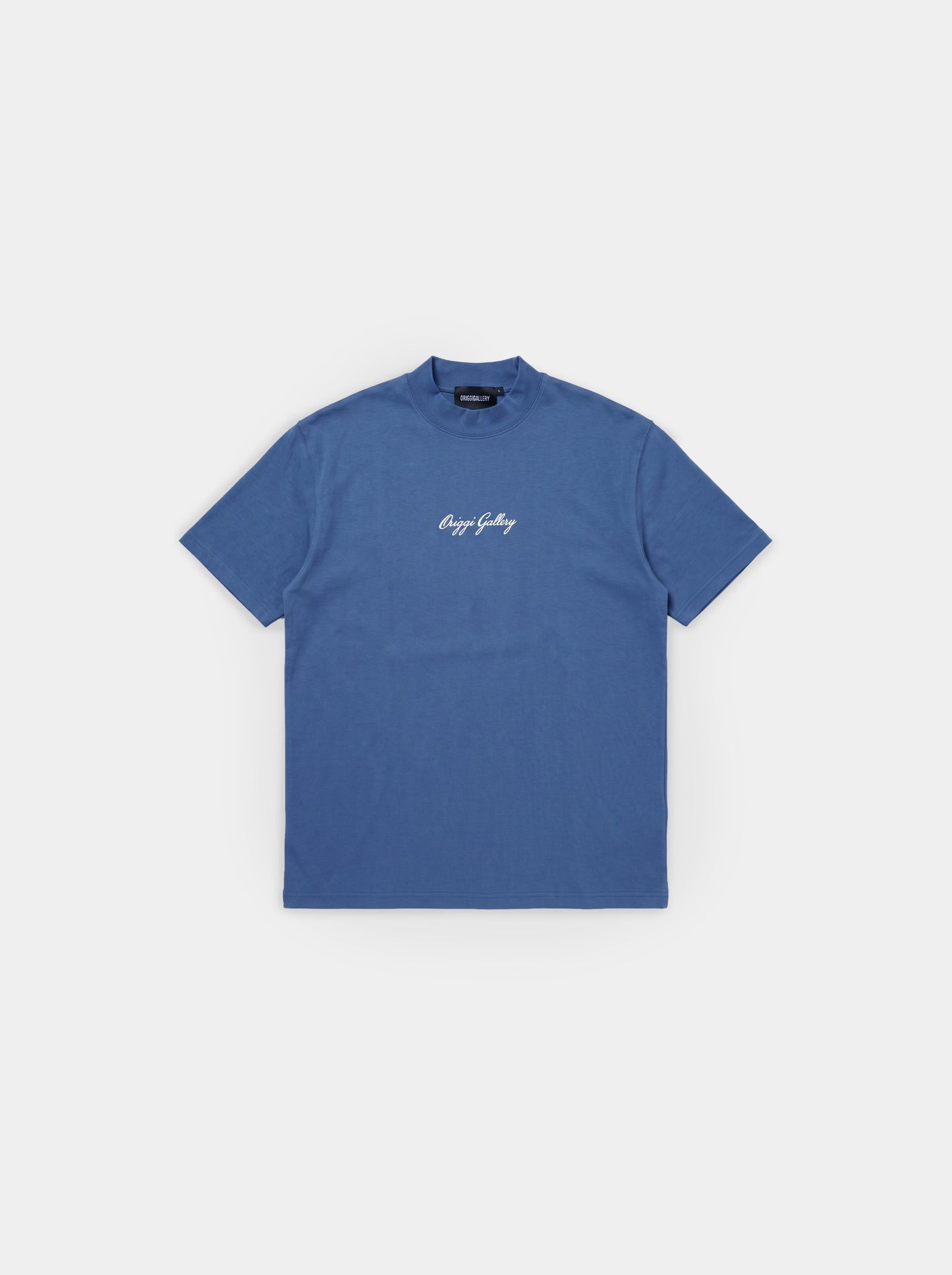 Script Tee Blue