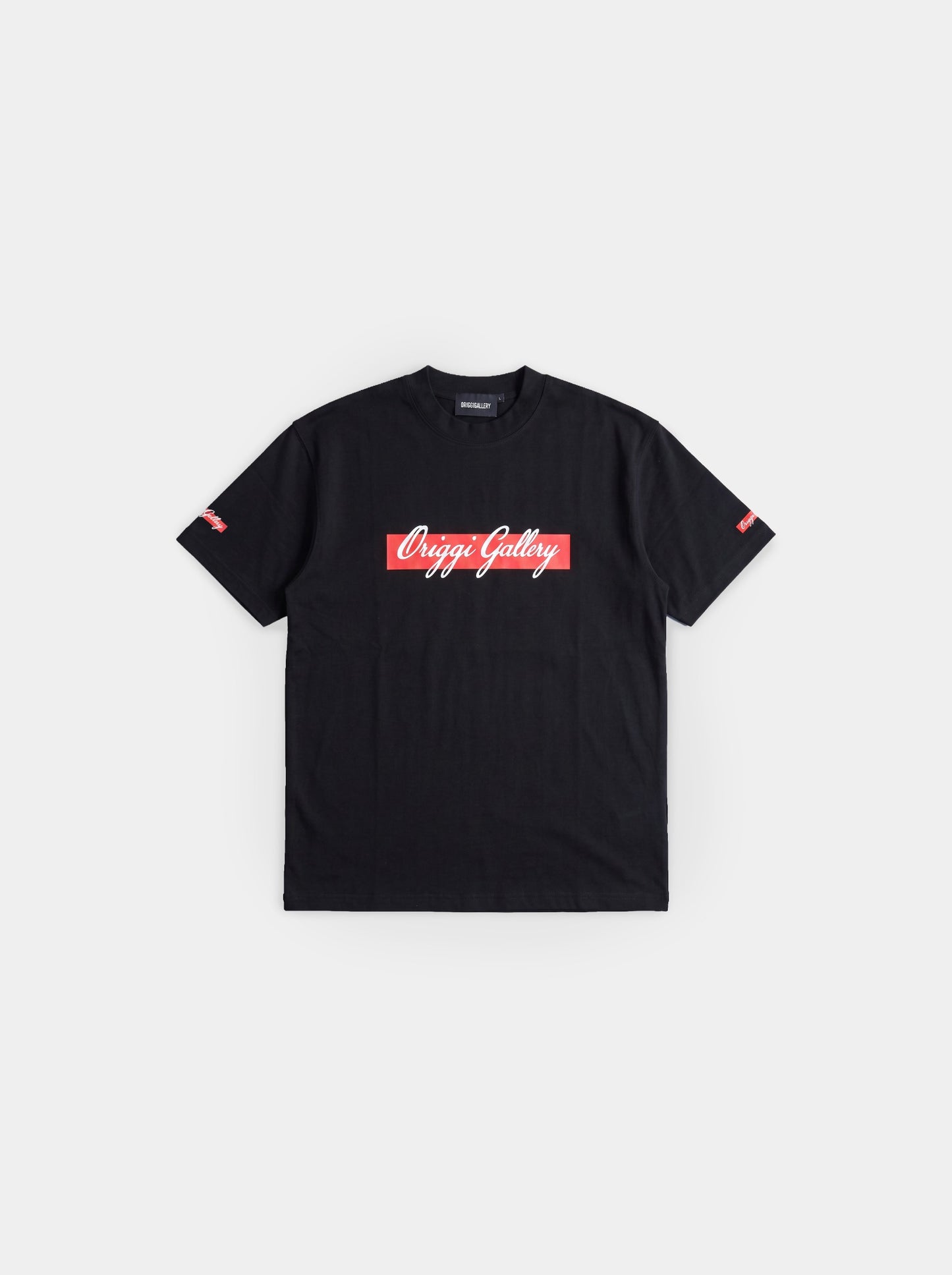 Label Tee Black