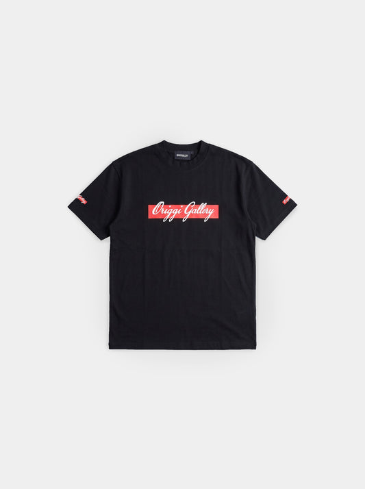 Label Tee Black