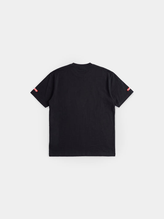 Label Tee Black