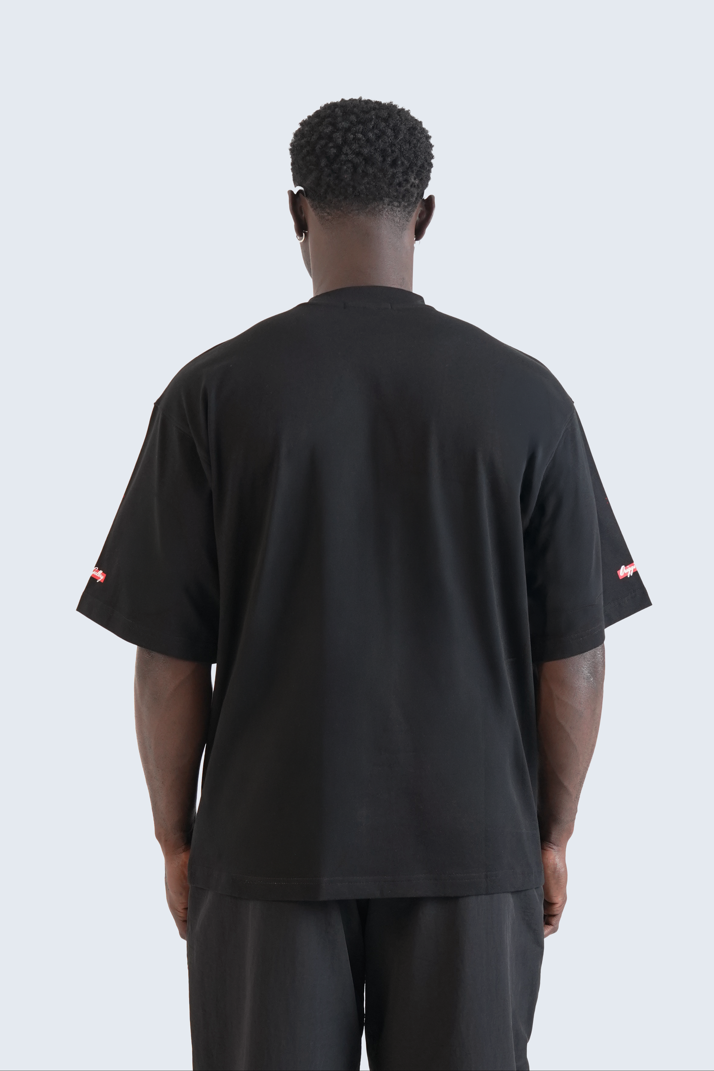 Label Tee Black